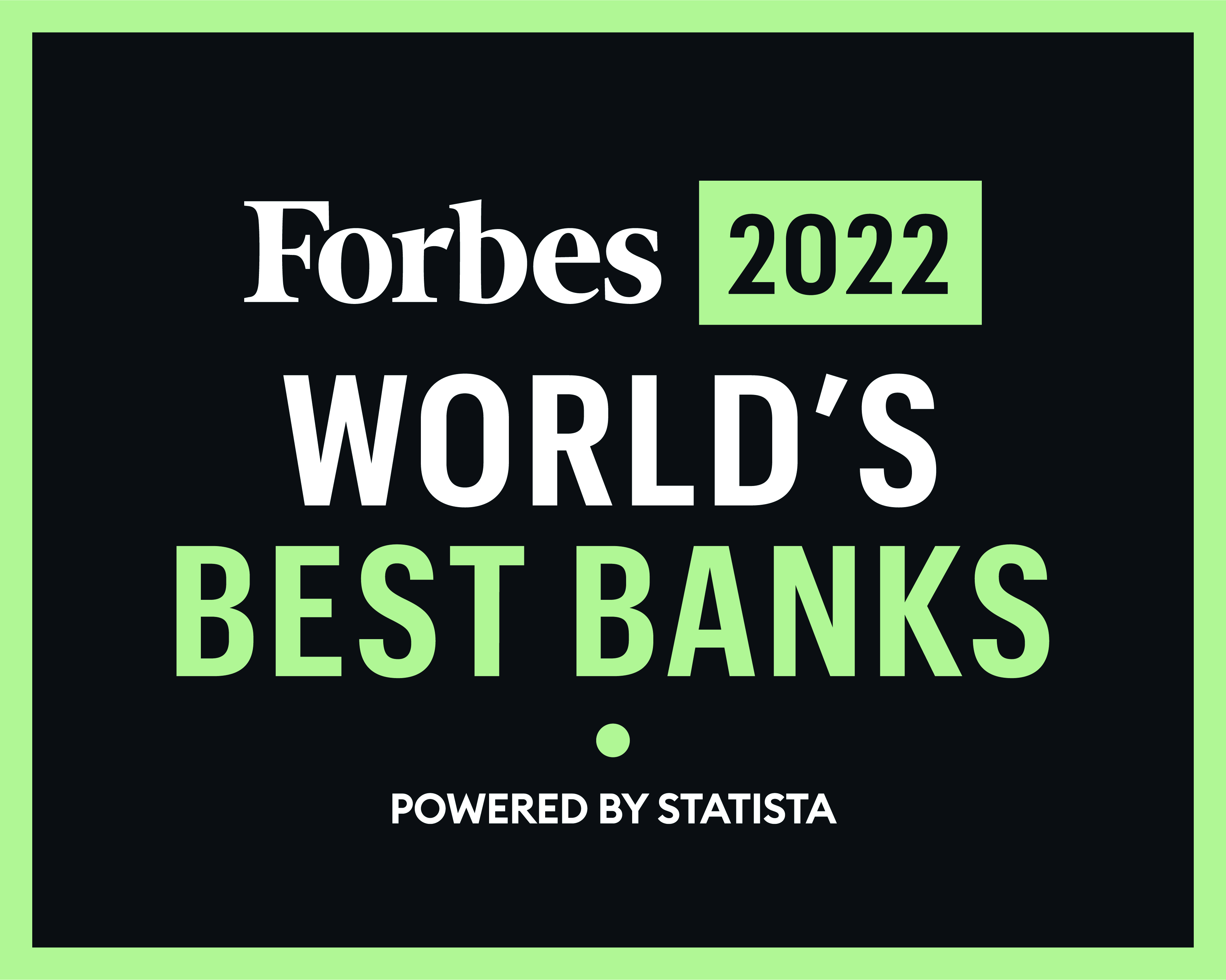 Forbes 2022 World's Best Banks