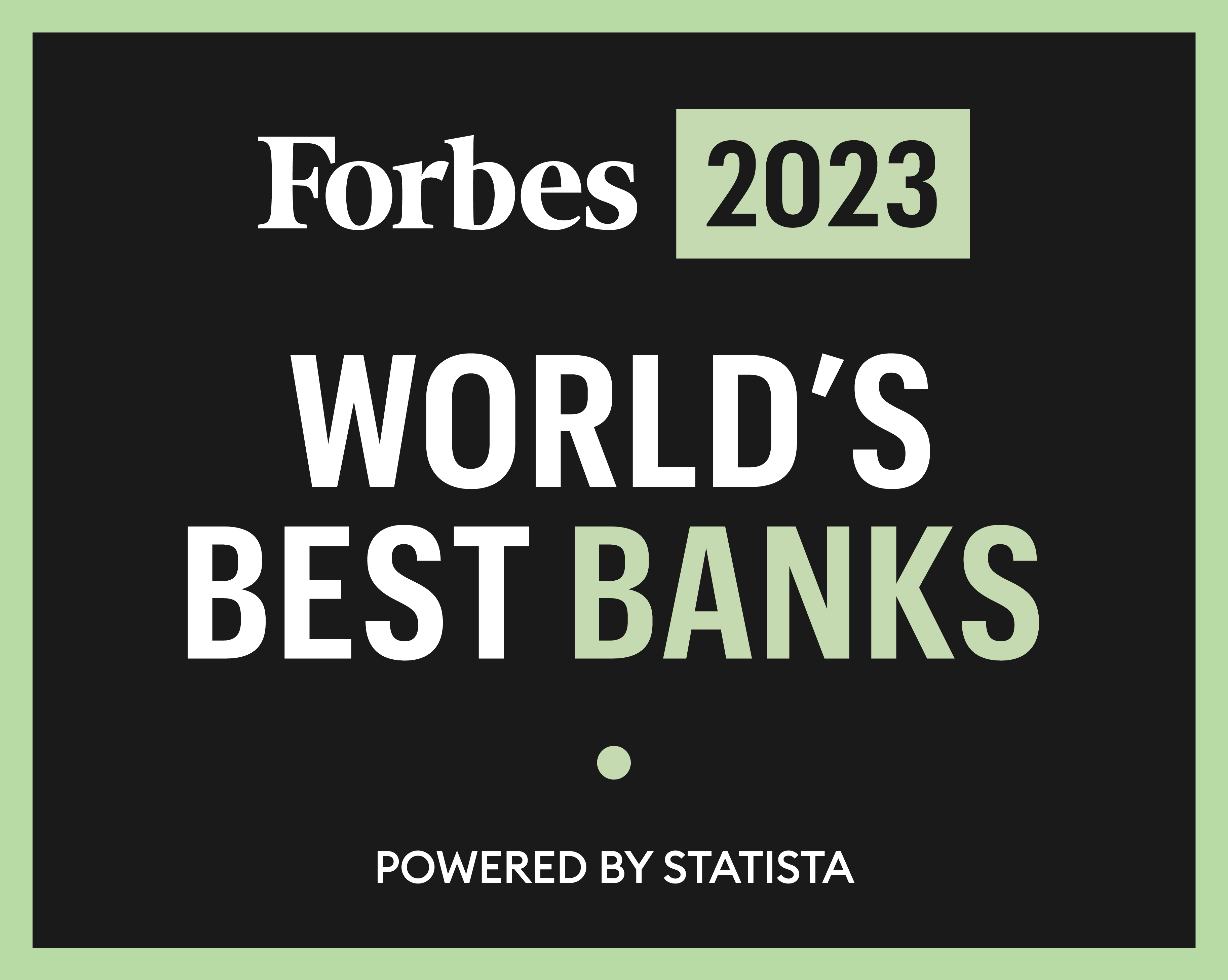 Forbes 2023 World's Best Banks