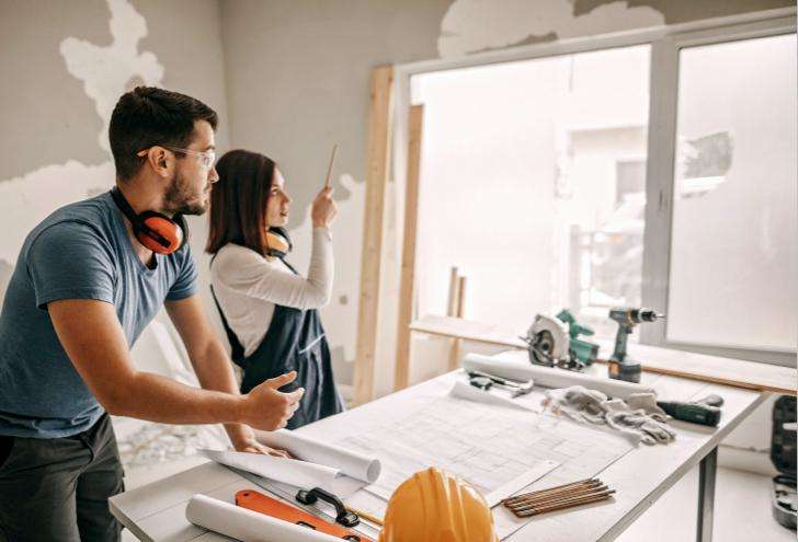 Home improvement project Home improvement project with Construction-to-Permanent Home Loans