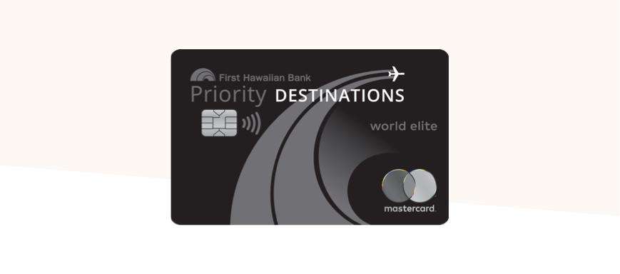 Priority Destinations World Elite Credit Card 1x