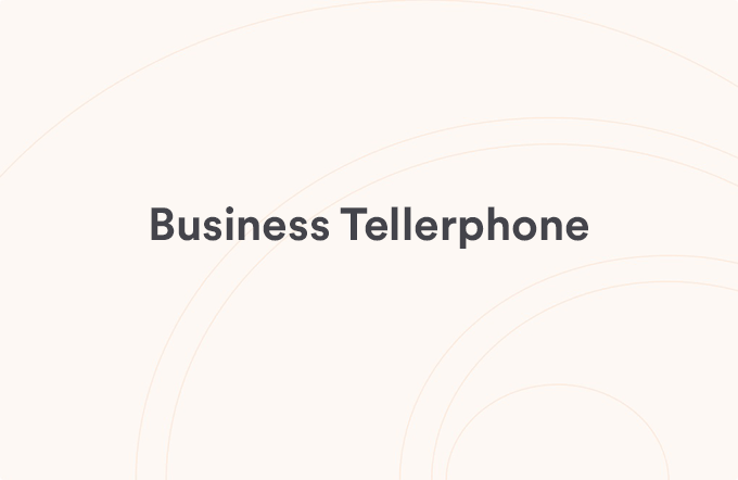 Business Tellerphone Core Card