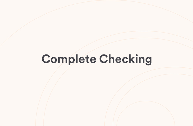 Complete Checking Core Card