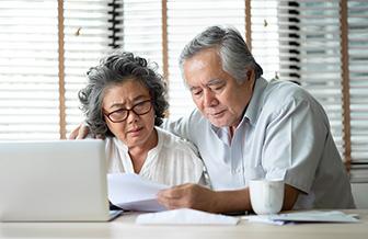 Elderly couple