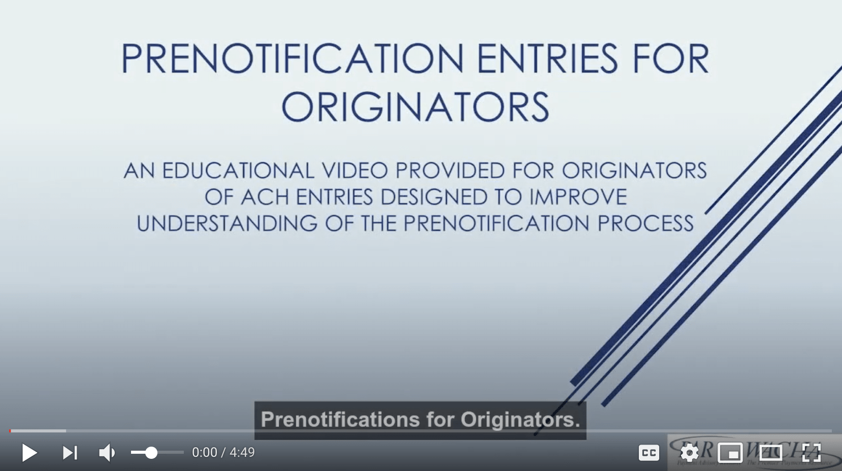 Understanding Prenotification Transactions