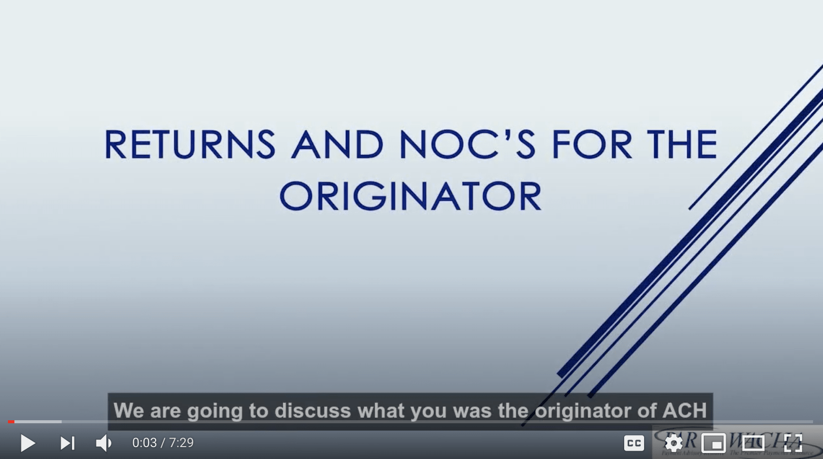 Understanding Return and Notification of Change Transactions