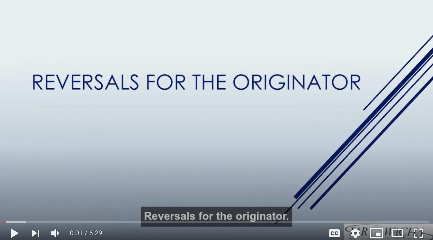 Understanding Reversal Transactions